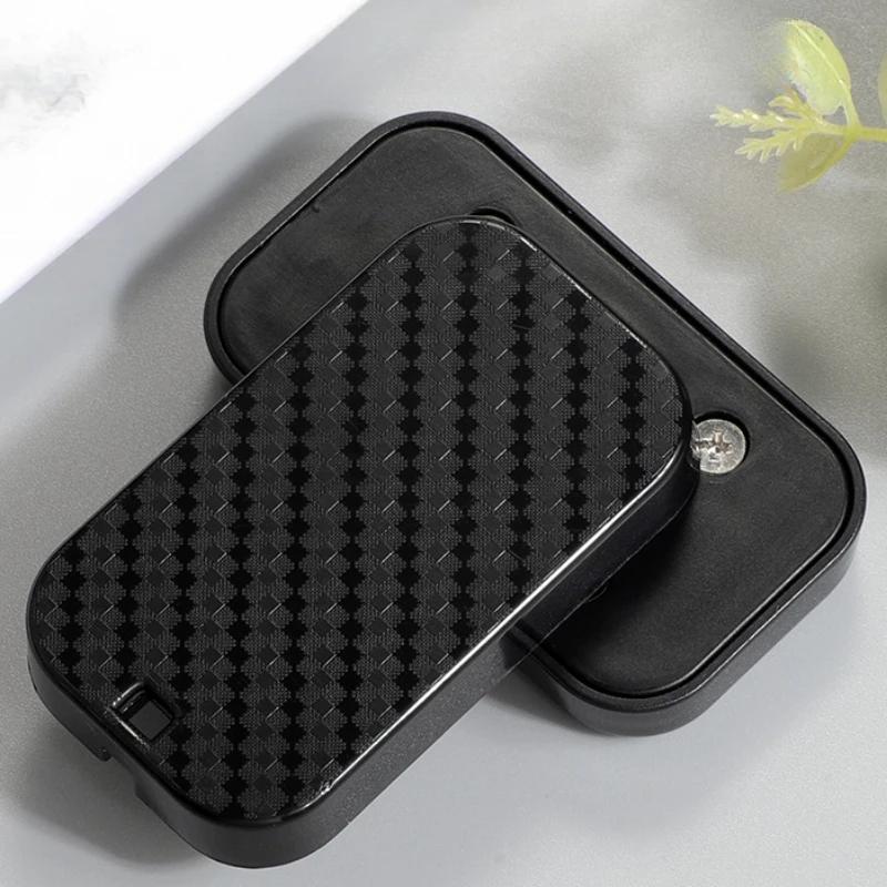 Magnetic Push Card Fidget Toy Mini Mechanical Slider with Pushing Plate Coin Spinner EDC Stress Relief for Adults Kids ADHD Tool