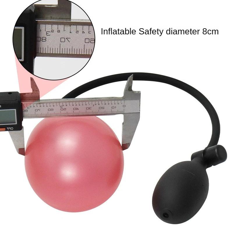 Inflatable Anal Plug For Beginner Anal Sex Easy To Insert Expandable Mini Butt Pump Sex Toy For Men Women