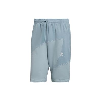 Originals Trefoil Logo Aufdruck Color Block Weites Bein Lässig Fünf-Punkt-Shorts Herrenshorts Grau HC4510