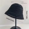 Summer Knitted Fisherman's Hat Fashionable, Versatile, Breathable, Foldable Basin Hat Outdoor Travel Sunscreen Hat