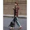 Demana Women's Wool Blend Lined Plaid Hooded Winter Coat