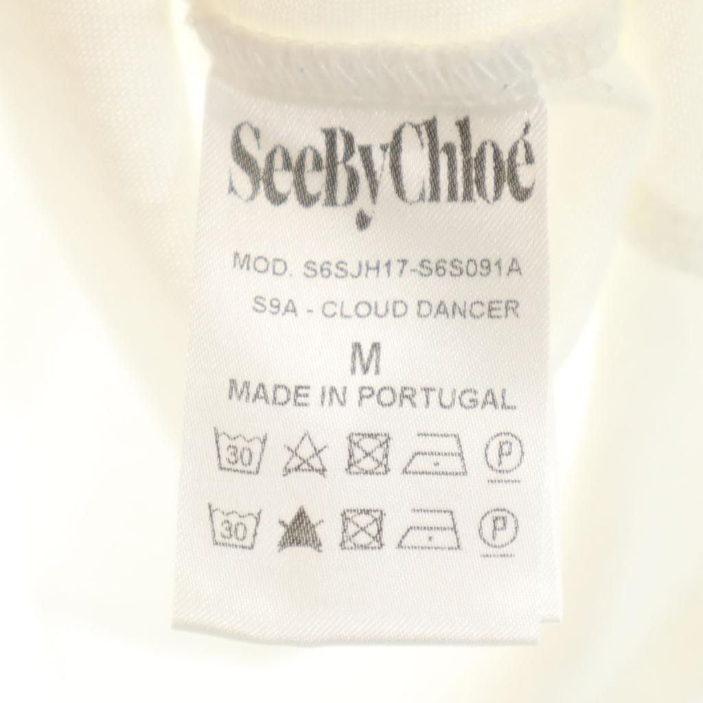 SEE BY CHLOE Long sleeve T-shirt M white Ron T Women Used