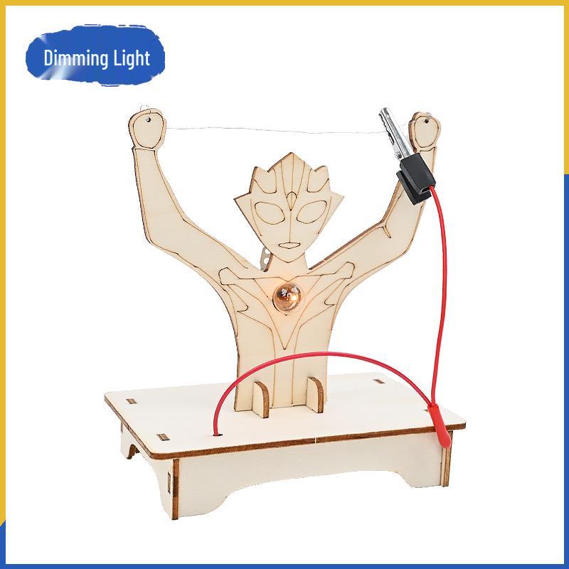 Children s DIY Light & Dark Lamp Science Kit: Physics and Technology Experiment Educational Aid