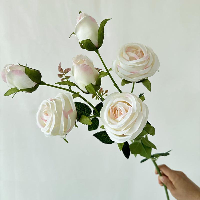 Flower Artificial Mini Rose Wedding Hotel Restaurant Desktop Decoration Ornament