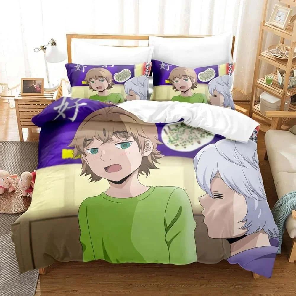 3D Anime World Trigger Bedding Set Printed With Pillowcase Bed Duvet Cover Soft Single Double Queen Super King Size Home Textile