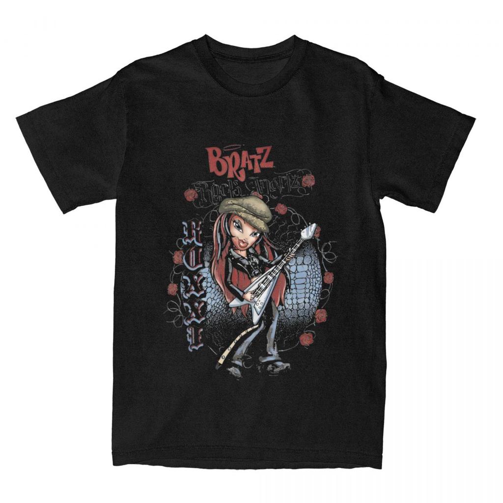 Haikyuu T Shirt Bratz Roxxi Pure Cotton T Shirts Trending Tee Shirt for Mens Summer Awesome Casual Short Sleeve Top Tees