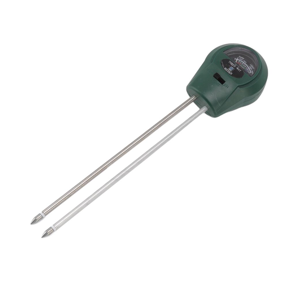 3 In 1 Soil Moisture Meter Dual Probe Detection Sunlight PH Tester for Gardening Farming