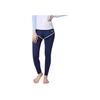 Anta Solid Color Mid Waist Straight Leg Swim Trunks Women Swimwear Dark-Blue 1824532490-1