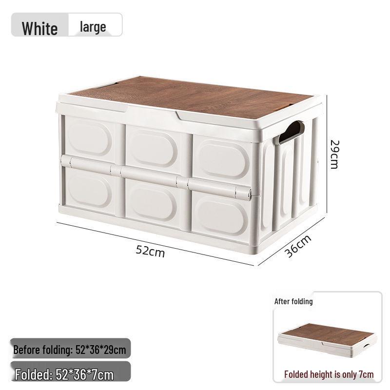 Golden Cat Outdoor Folding Storage Box for Camping & Car Trunk