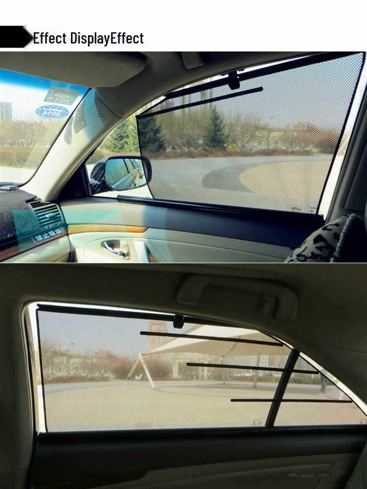 Automatic Car Window Sunshade Curtains - Heat Insulation and Sun Protection