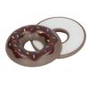 Fidget Toy Magnetic Anxiety Pressure Relieving Doughnut Fidget Slider for Adults Kids Brown