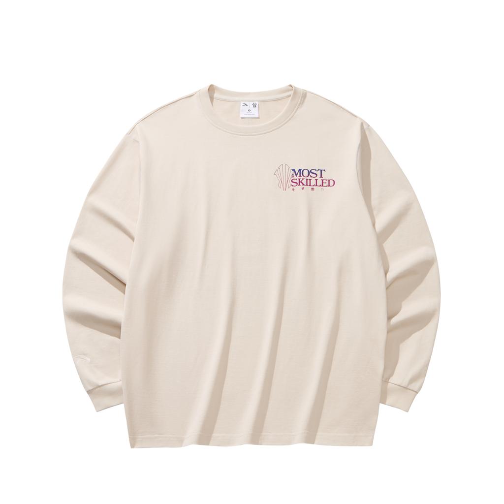 Anta Kyrie Basketbalová série 2025 Zima Dlouhý rukáv Pletený top Unisex Top Bahnitě šedá 972541401-1