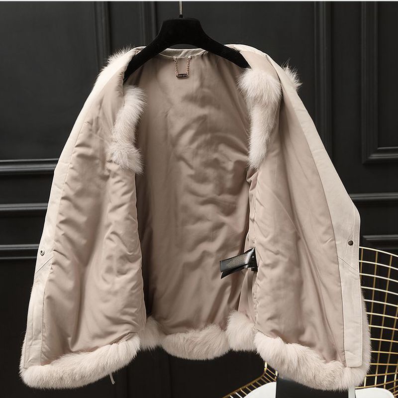 Women's Winter Short Faux Fox Fur Vest Jacket In Winter and Autumn