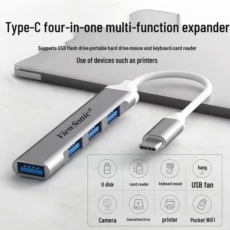 

USB 3.0 Multi-Port Type-C Adapter Hub for Laptops Type-C Main Interface