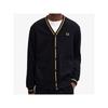 Fred Perry [headquarters Genuine] Fred Perry [sharp] Tip Pique Texture Cardigan  W75  Afpm2432654 W75 qzgAfpm2432654 W75