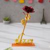 Beste Wünsche Künstliche Rose Blume Dekorative Schaustück Geschenk | Valentinstagsgeschenk für Freundin Freund | Valentinstag Dekoartikel