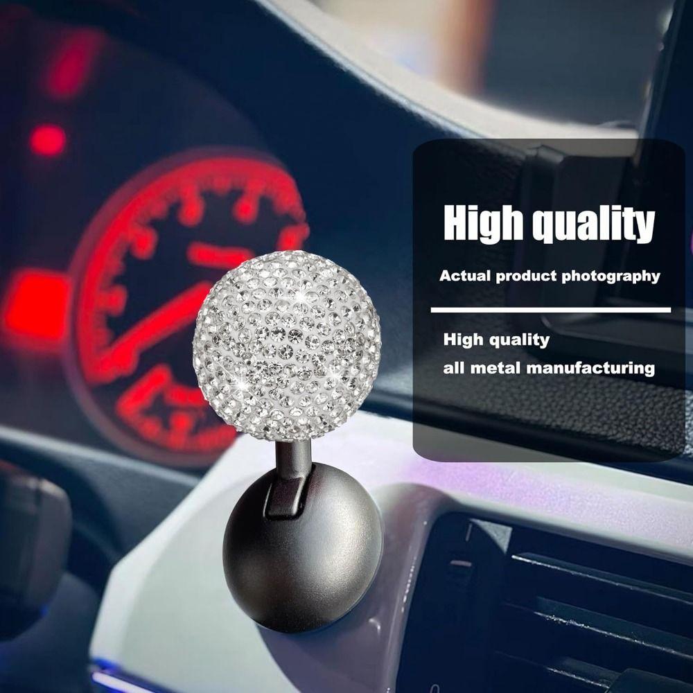 Full Diamonds Joystick Car Starter Multicolor Car Ignition Button Cover Push Start Button Cover
