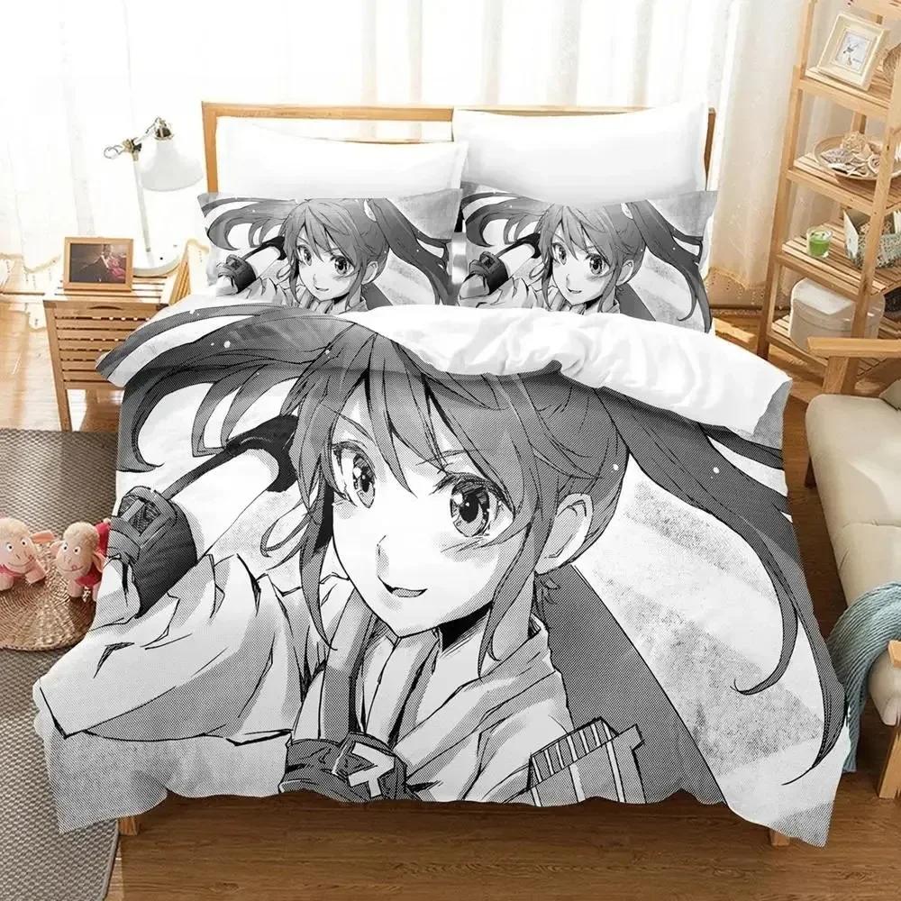 3D Kawaii Anime Zuikaku (Kancolle) Printed Bed Set Duvet Cover Pillowcase Bedding Set Bed Linen Sheet Quilt Full Queen King Size