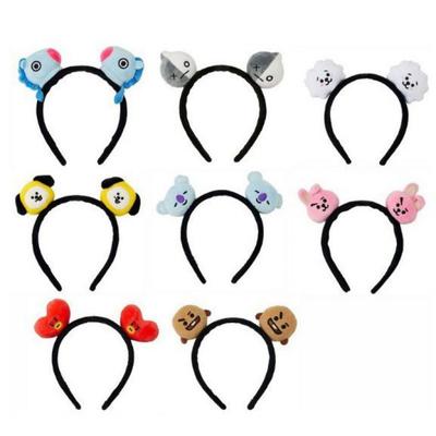 Hot! ELEN-KPOP BTS BT21 Headband Hair Band Hoop Cartoon Toys MANG TATA