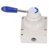 Air Hand Valve Rotary Lever 2 Position 4 Way Pneumatic Flow Control Switch Accessory4HV410 15