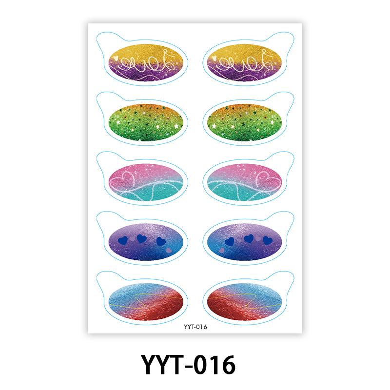 European & American Waterproof Eyeshadow Stickers Temporary Eye Makeup Tattoo