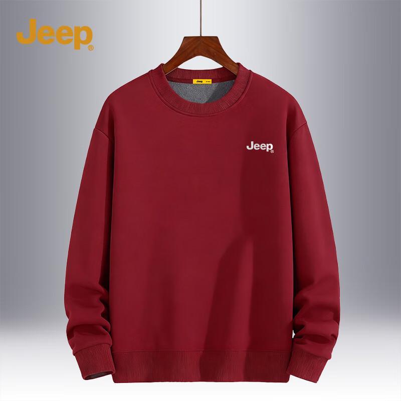 

JEEP Men s Winter Fleece Warm Pullover Sweatshirt 5XL