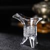 20ml Vodka Tequila Brandy Spirits Cups 4pcs Set Chinese Style Vintage Wine Glass Transparent Liquor Goblet Household Baijiu Cup