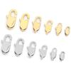 5pcs/lot Stainless Steel Clasps Polishing Rectangle Lobster Clasps Hooks End Clasps Connectors DIY Jewelry Making Accessories