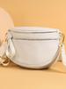 Dámská minimalistická taška přes rameno/crossbody z pravé kůže - Všestranná, trendy a ideální pro každodenní zimní nošení