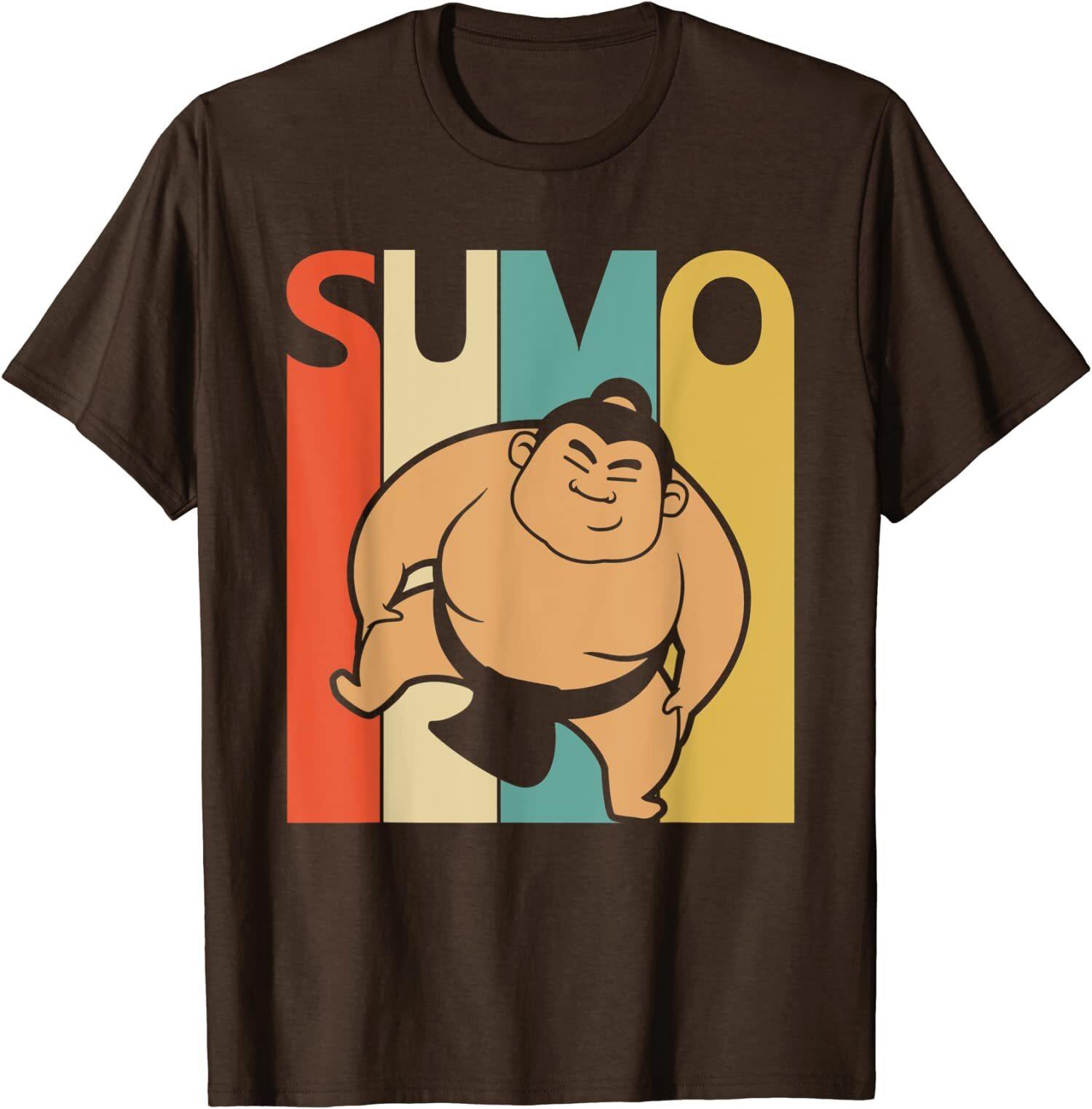 Vintage Sumo Wrestling Japanese Culture Sport T-Shirt S разноцветный