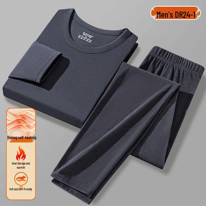Men's Thermal Underwear Set: Constant Temperature Top and Pants for Cold Weather