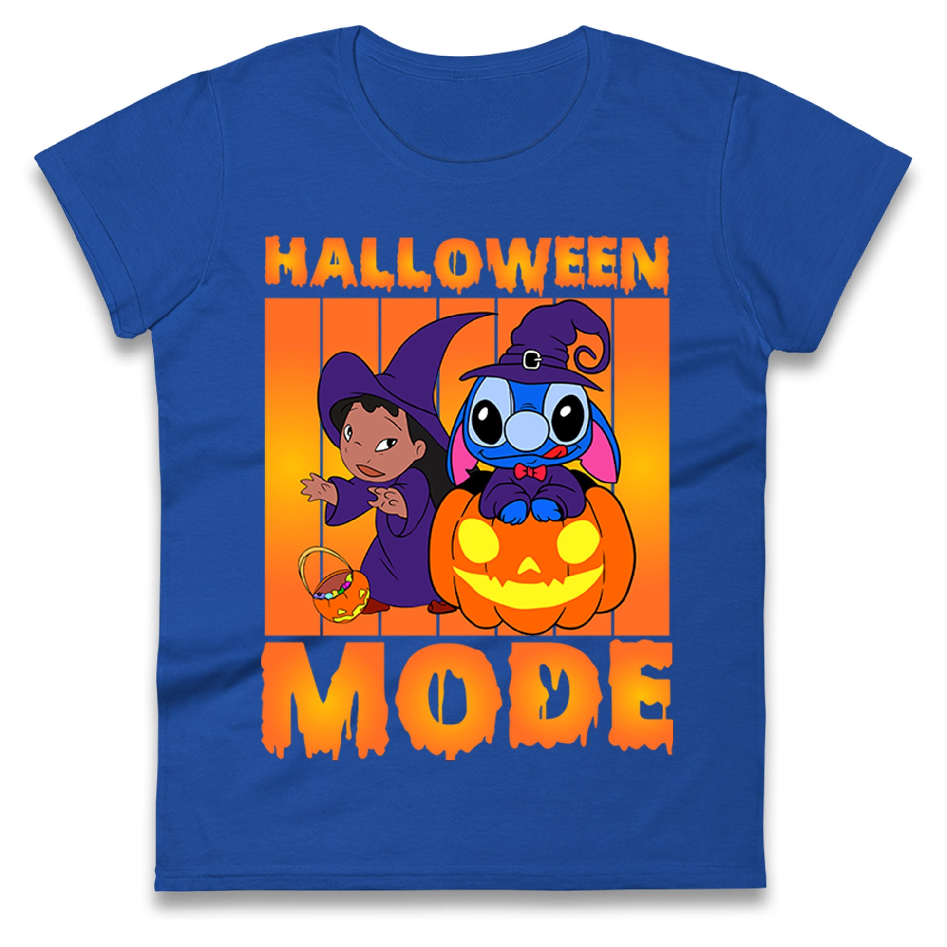 Lilo And Stitch Halloween Mode Womens T Shirt Mens Tops Tees Unisexs 2XL