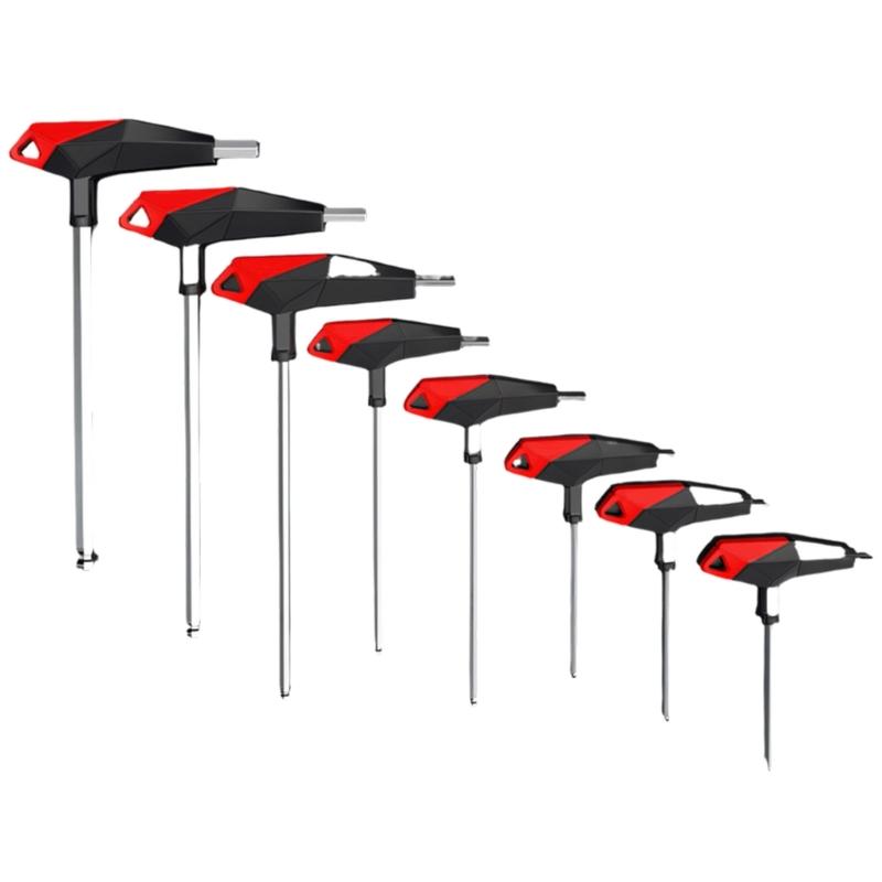 Accuracy T Shaped Hexagonal Screwdriver With Ball End Design Permanent Hex Key Set Ideal For Mechanical Repairs