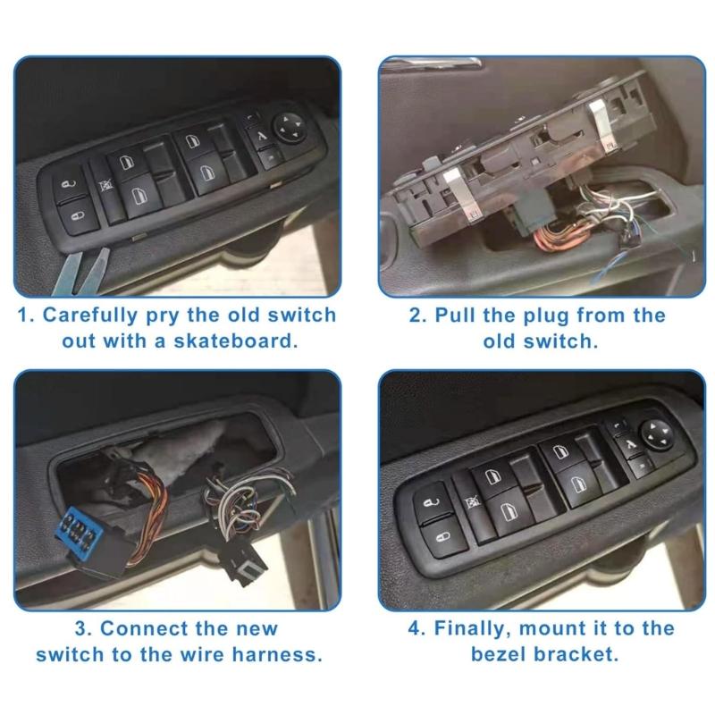 35760TR0A21 Electric Automotive Power Window Control Switches for Select Model Replacement Window Glass Lifters