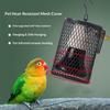 Heat Lamp Cover for Reptiles Ensuring Even Heat Dispersion and Enhancing Protections in Enclosures Bird Cage Accessory