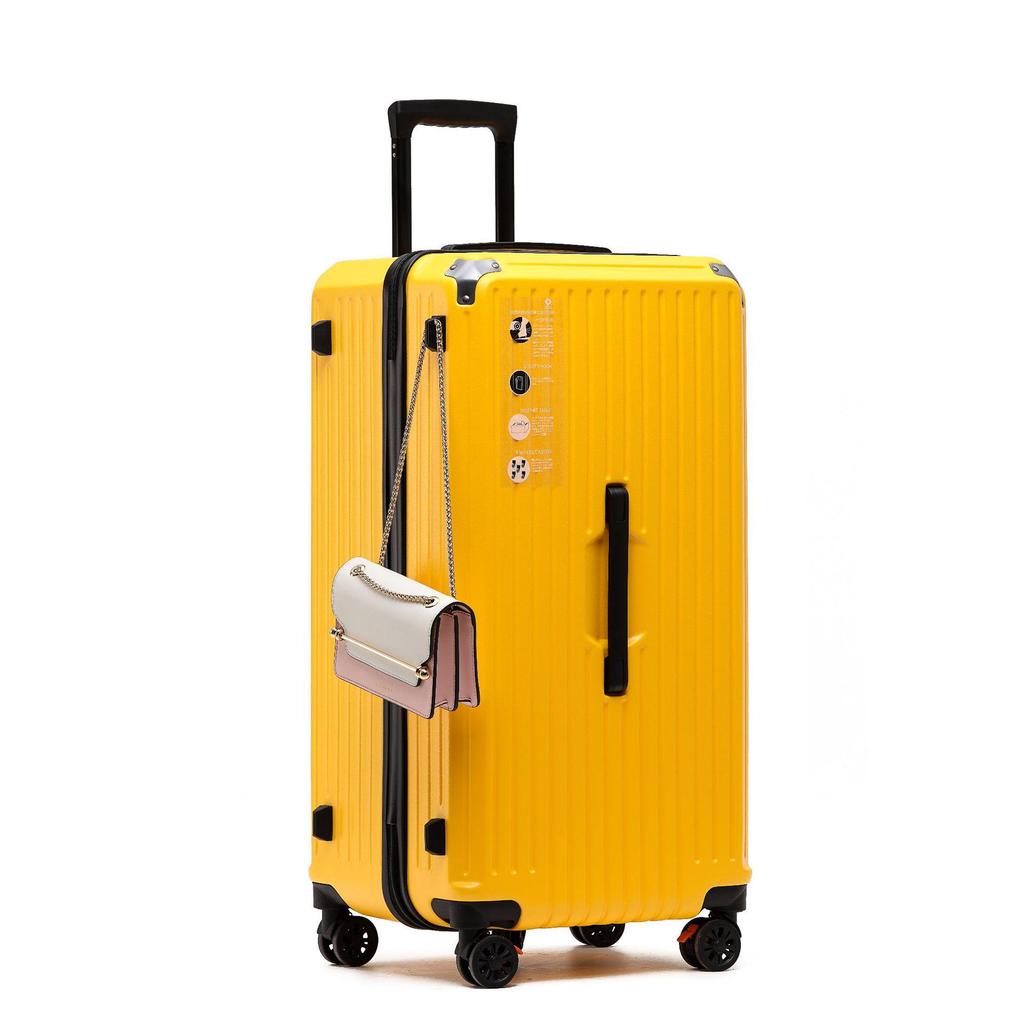 28-inch Women's Multifunctional Travel Suitcase with Charging Port and Large Capacity