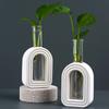 Arched Hydroponic Vase Silicone Mold DIY Water Culture Test Tube Flowerpot Gypsum Casting Mold Cement Resin Craft Making Home De