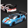1/32 Porsche 911 Targa 4S Martini Racing Edition Sports Car Alloy Diecast Model Car High Simulation Ornament Decorations Present