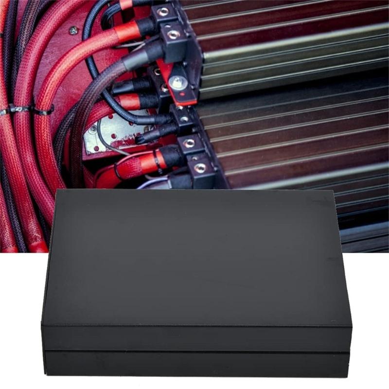 Electronic Project Box Shielded Instrument Cooling Case Aluminum Instrument Case for Heat Management and Cooling