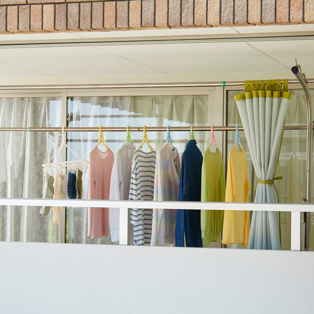 Lifestyle Tips Laundry Protection Cover Drying Rain Protection Balcony Breathable Mesh Fabric "Laundry Curtain"