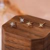 Fashionable Eight-Pointed Star Stud Earrings: Stylish, Simple, and Versatile Design for Women's Daily Wear.