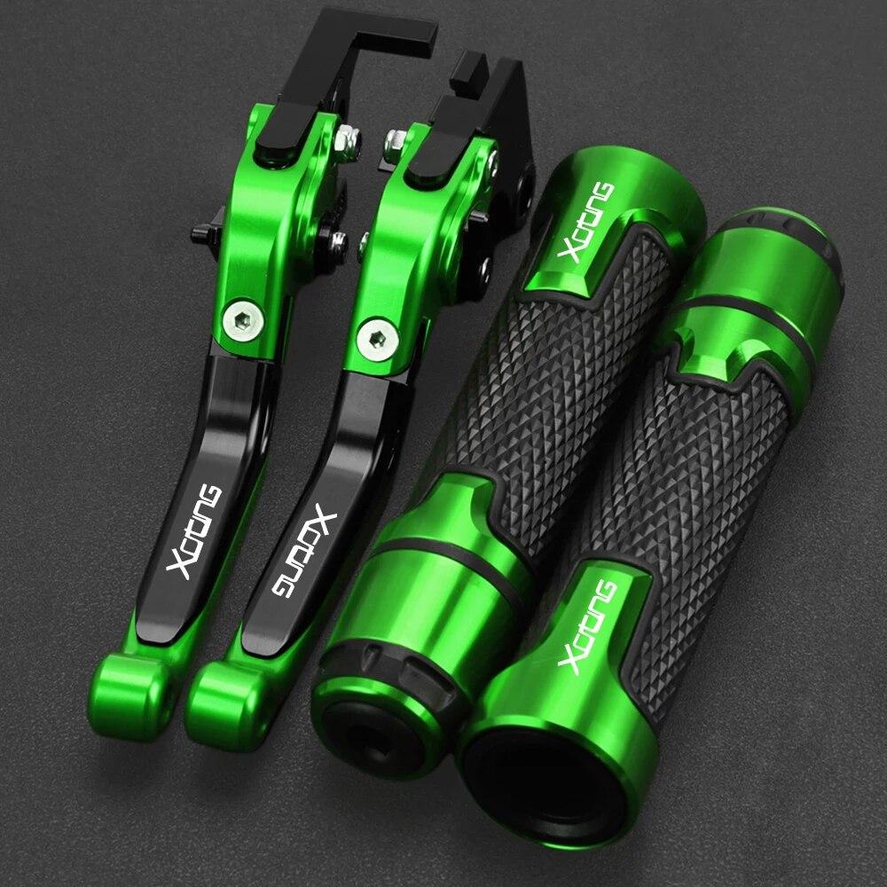 Motorcycle Aluminum Handlebar Hand Grips Ends Adjustable Brake Clutch Lever FOR KYMCO XCITING 250/300/400/500 2003 2004 2022