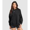 Training Oversized Fleece Sweatshirt Black B5a9r Bb2j