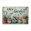 2D Flat Vintage Style Iron Tin Sign with Durable Construction and Classic Design for Wall Display