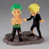 BANPRESTO One Piece - Log Story - Roronoa Zoro & Sanji Nothing At All! World Collectible Figure