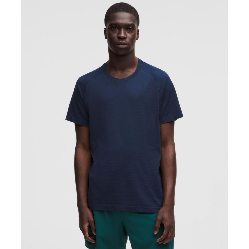 

Lululemon Рубашка с коротким рукавом Metal Vent Tech Club Blue Club Blue XXL