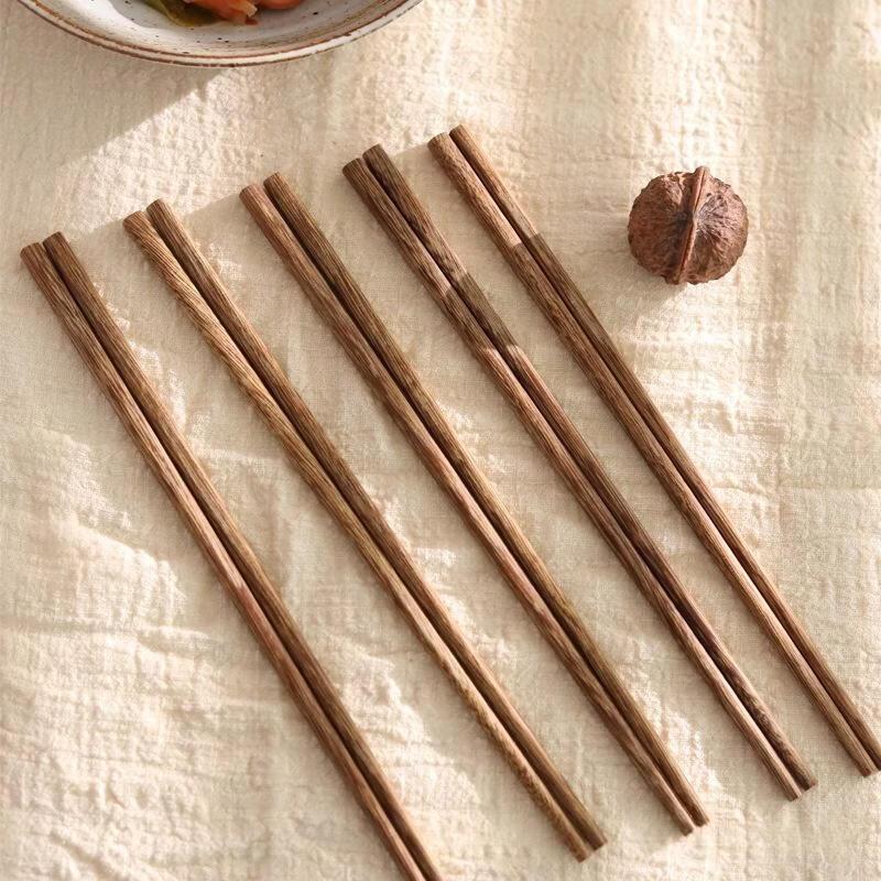 DaXinYuanLin Wenge Wood Chopsticks 10-Pair Set
