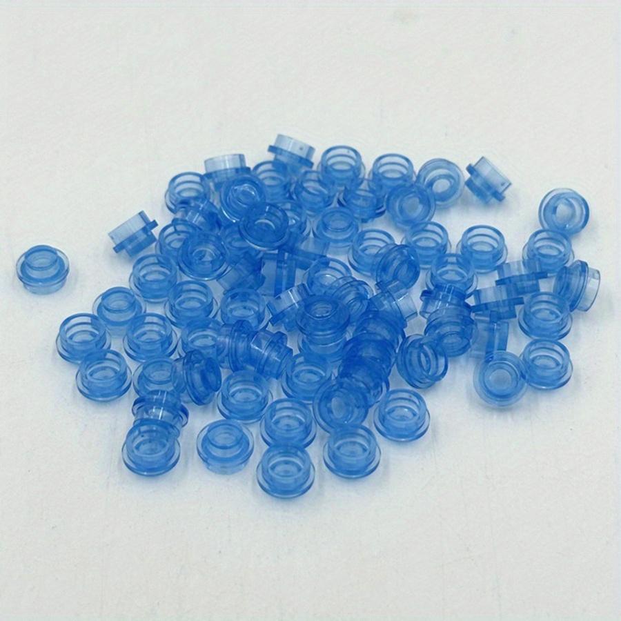 100pcs DIY Building Blocks 1x1 Round Plate Pixel Art Kit Brick Bulk Compatible 4073 Anime Figure Enlighten Gift for Children