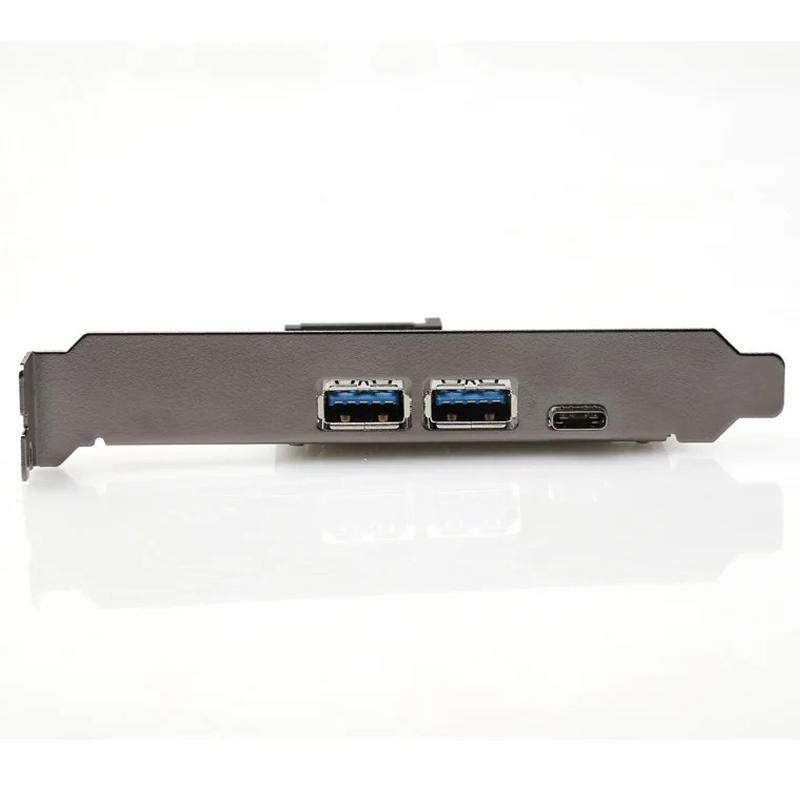 TXB055 USB3.1 Type-C + Dual USB3.0 Type-A PCI-E Expansion Card