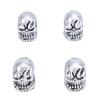 4 Pcs Skull Valve Stem Caps 7mm Diameter Car Tires Valve Stem Caps Airtight Seal for Car Truck Bike
